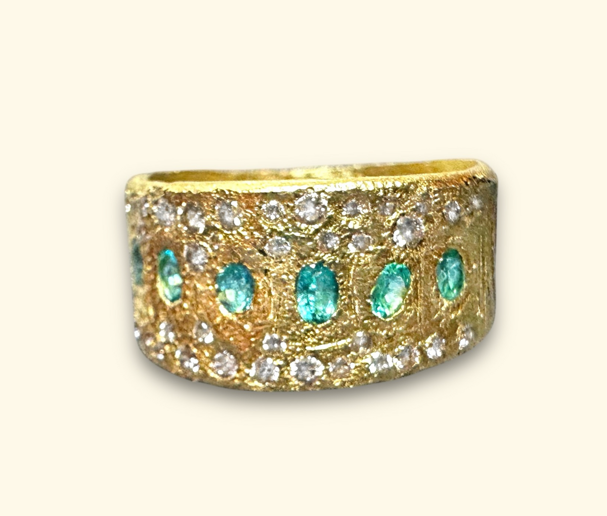 Leto Lama Jewellery Paraiba Tourmalines , diamonds, Sapphires, Ocean collection