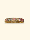 Baby Candy Pastel Sapphires 18 Ct Ring Band