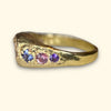 Pink Tourmaline Heart Ring “Cupids Love” 18 Ct Gold (Exclusive to Tomfoolery London)